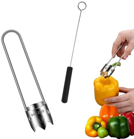 1 Pieza Descorazonadores de Manzanas y 1 Pieza Descorazonadores de Manzanas, Acero Inoxidable LINTRA removedor de núcleo de manzana de Manzanas Porosos, un Buen Ayudante para Cortar Frutas y Cocinar