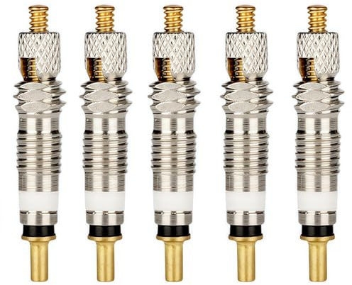 TANSAR 5 Stück Französisches Fahrrad Ventileinsatz