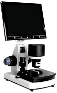 Mikroskop Professionellt elektronmikroskop med 9-tums LCD-skärm stereoskopiskt monokulärt mikroskop 800x förstoring microscope(9-inch)