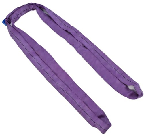 Generic Accessorio per Gru Durevole con Imbracatura di Sollevamento Rotonda 1T con Struttura Ad Anello, Adatto per elettricità e Trasporti, Materiale PES Viola Morbido e Liscio (#2)