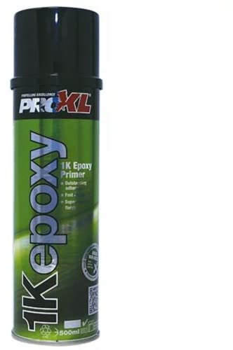 PROXL 1K Epoxy Primer Aerosol - 500ml | High-Performance, Professional Primer | Direct-To-Metal Adhesion | Fast Drying & Super Smooth Finish | Rust-Preventing Pigments | Suitable For Welding