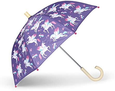 Hatley Kids Printed Umbrellas, Rainbow Winged Unicorns, One Size