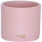 happy nature Keramik Blumentopf Toscana Silber rosa matt Ø 13.5 cm H 12.5 cm