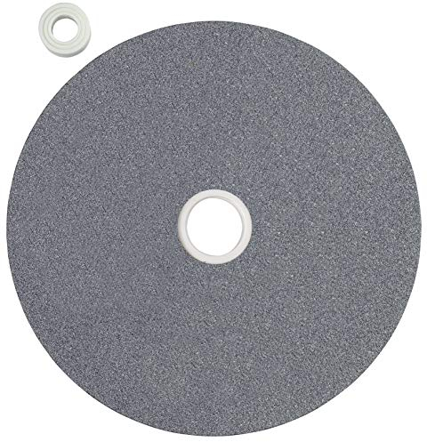 Original Einhell Schleifscheibe Ø 200 mm (Doppelschleifer-Zubehör, für Einhell Doppelschleifer TC-BG 200 und TC-BG 200 L, Körnung K60, 32-mm-Aufnahme)