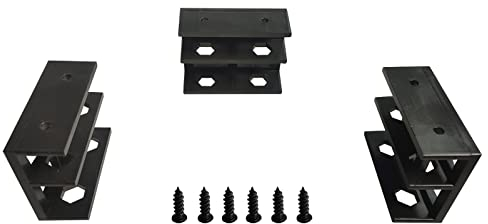 PIAOLGYI Laptop Untertisch Halterung Regal Halter Ständer für Notebook MacBook kompatibel für 2 Stück 0-30mm Notebook,Doppelschicht,Plastik(3 Stück)
