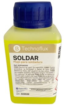 Flujo para soldadura Technoflux 250ml, flujo de soldadura, soldadura de bricolaje soldadura de alambre para joyeria