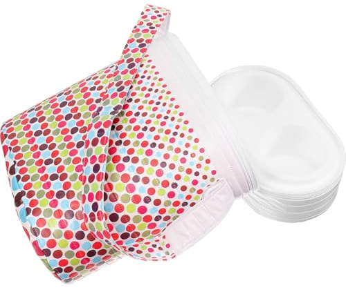 SUPVOX Bolsa Térmica Función de Conservar Nutrientes Color Aleatorio Aislante de PVC Blanco para Leche Materna y Biberones Adecuado para Exteriores y Guarderías