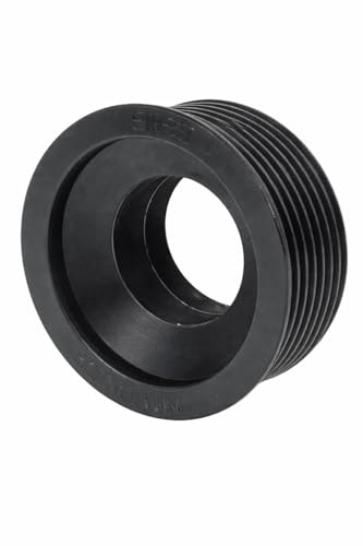 Guarnizione in Gomma Nera per Scarico 40 x 26–32 mm – Riduzione/Anello di Tenuta per Tubi e Raccordi – LEMAG SRL