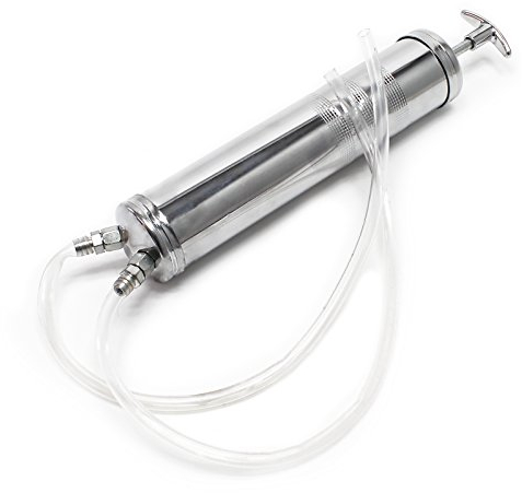 Wiltec Manuelle Öl-Absaugpumpe 750 ml Handpumpe Absaugpumpe Ölsauger Ölspritze