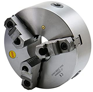 Shars 8 3 jaw Self Centering Scroll Lathe Chucks, Plain Back, 2pc Reversible Jaws 202-5434 R[