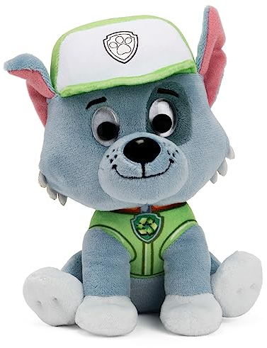 GUND PAW Patrol Rocky Plüschtier, 15 cm - hochwertiges Kuscheltier für Fans der beliebten TV-Serie, ab 1 Jahr empfohlen