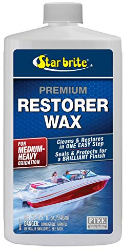 STAR BRITE Premium Restorer Wax - For Heavy to Medium Oxidation - 32 OZ (086032)
