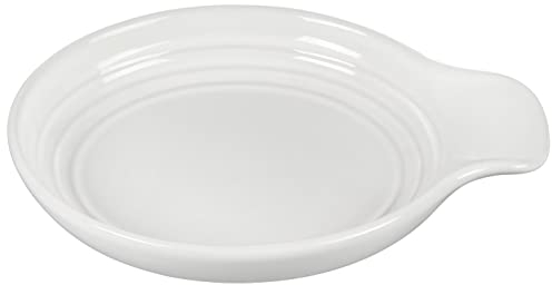 Le Creuset Signature Stoneware Spoon Rest, 6 Inches, White