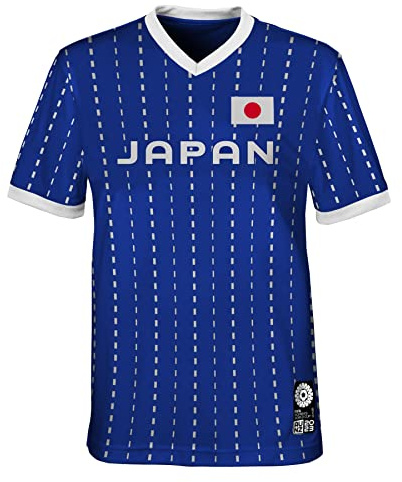 Official 2023 Women's Football World Cup Youth Team Shirt, Japan, Blue, 8-10 Years