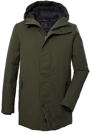 G.I.G.A. DX Gw 4 Mn Prk Funzionale con Cappuccio/Parka Impermeabile, Oliva Scuro, 4XL Uomo