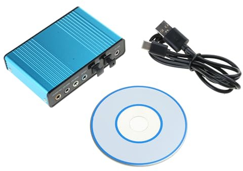Scheda audio esterna a 6 canali USB esterno 5.1/7.1 surround audio ottico S/PDIF adattatore scheda audio per PC portatile