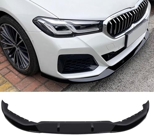 DRYFAL Frontlippe Spoiler für BMW 5 Series G30 G31 LCI M Sport 2021-2023 Auto Frontstoßstange Splitter Lip Spoiler Frontspoiler Protector Kits Frontspoilerlippe