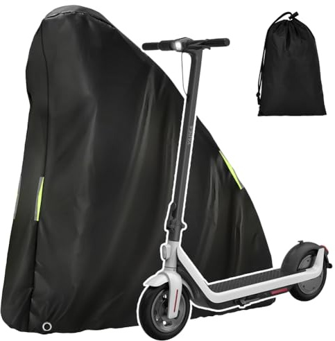 Flintronic Electric Scooter Cover, Waterproof Universal E-Scooter Storage Cover with Reflective Strip & Storage Bag (47.2x45.3)