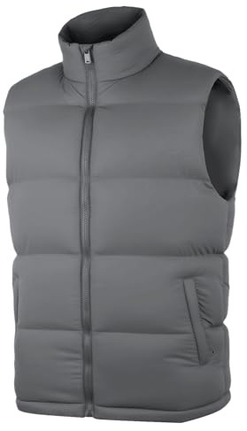 LHHMZ Chaleco para hombre al aire libre Chaqueta ligera sin mangas, Chalecos ultraligeros Chaqueta con cuello alto