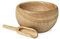 Kay Bojesen Salzschale mit Löffel Ø7 cm Menageri organische Form, Holz