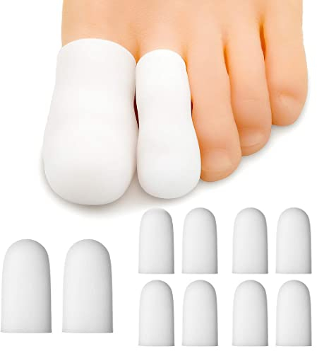 10 Verkaufte Zehenschützer Weiß (2 groß, 8 klein)