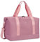 ECOHUB Sac de Voyage Pliable, 30L Bagage Cabine 45x36x20 Easyjet, Bagage à Main avec Amovible Poche Humide, Sac Weekend Femme Hommes, Sac Cabine Avion, Sac d'Hôpital, Brevet en Cours(Rose)