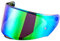 Visiera Casco,Protezione per Il Vento del Motociclo,Casco Parabrezza Moto Visiera a Lente Integrale per FF328/FF353 FF800,Accessori per Caschi da Moto (Verde cromo)