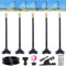 Kit Irrigazione a Goccia, Impianto Irrigazione Giardino, 360° Curved Garden Automatic Irrigation System, Sistema di Irrigazione per Serre Esterne per Piante Da Giardino, Aiuole e Patio (5 m)
