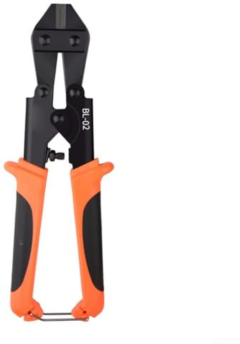 Allthingstore Cortadores de pernos compactos de 8 pulgadas, cortadores de pernos de 8 pulgadas, mini herramienta de corte de acero de 215 mm para cortar cadenas y cables (mango de dos colores)