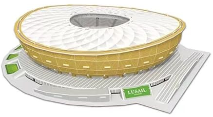 Classic Football Stadium Puzzle, World Football Cup 3D Puzzle - Stadium Model 2022 | Building Kit Souvenirs