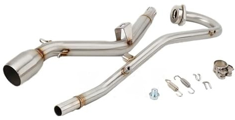 Tubo Di Collegamento Del Collettore Di Scarico Per Moto Da 51 Mm Per Suzuki DR125 2008-2011 2012 2013 2014 2015 DR 125 SM DR125SM DR125 SM