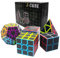 wcocow Carbon Fiber Zauberwürfel Set 2x2x2, 3x3x3, Meganminx, Skewb, Pyraminx Cube (5 Stück, Set02)