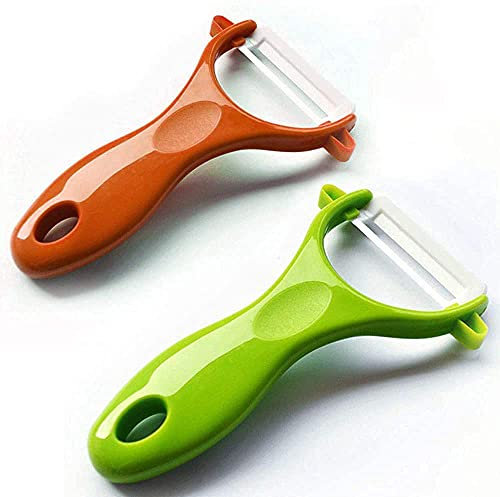 COLIBROX Peelers Grate and Julienne - Fruit and Vegetable Peeler Set Quickly Peels Apple, Potato, Corn, Ginger, Citrus, Avocado, Mango and More