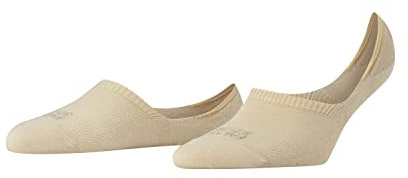 FALKE Damen Füßlinge Invisible Step High Cut W In Baumwolle unsichtbar einfarbig 1 Paar, Beige Cream 4011, 39-40