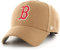 '47 MLB Boston Red Sox MVP Unisex-Baseballkappe, Verstellbar, Hochwertiges Design und Verarbeitung, Red Logo, Camel