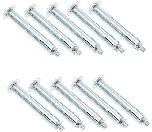 CORHAD 10Stücke Driveway Bolt Expansion Bolzen Schrauben zur Befestigung von Bodenanker Spreizdübel für Asphalt Stabile Expansion Fasteners für Sichere Verankerung