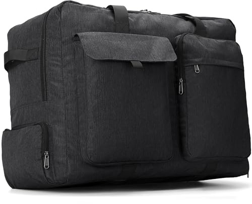 120L Bolsa de Viaje Grande Plegable con Compartimento para Zapatos, Resistente al Agua y al Desgarro. Bolso de Viaje para Hombre y Mujer, Ideal para Mudanzas, Viajes y Fines de Semana