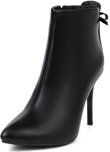 Bviennic Bottines Femme Talon Aiguille Elegant Pointu Zip Robe Bottines 2853, Taille 34-46