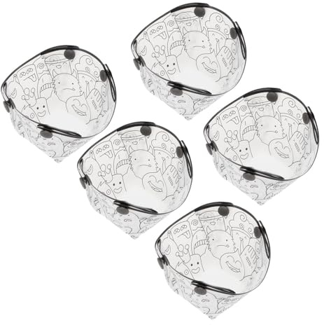 RASTKY Tasse D'eau de Camping Pliante Portative PP Tasse à Boire Pliable Légère en Plastique pour le Camping 5 Pièces