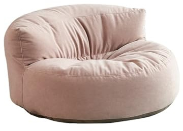 JHSDHYD Funda Puff Funda de puf de Chenilla y Gruesa, sin Relleno, Lavable, for Esquina de Suelo, puf, otomana, for Muebles(Naked Pink)