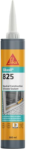 Sika Sikasil 825 Sealant – Excellent Adhesion – Internal And External Sealing Use – Magnolia – 380 ml