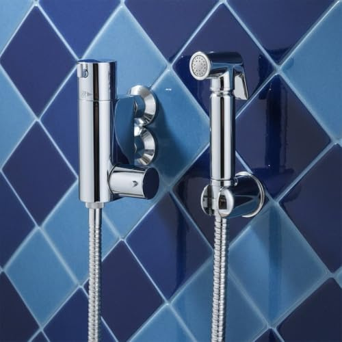 Nes Home Eva Krom Bidé Douche & Mini Termostatisk barventil Spraykit Muslim Shataff