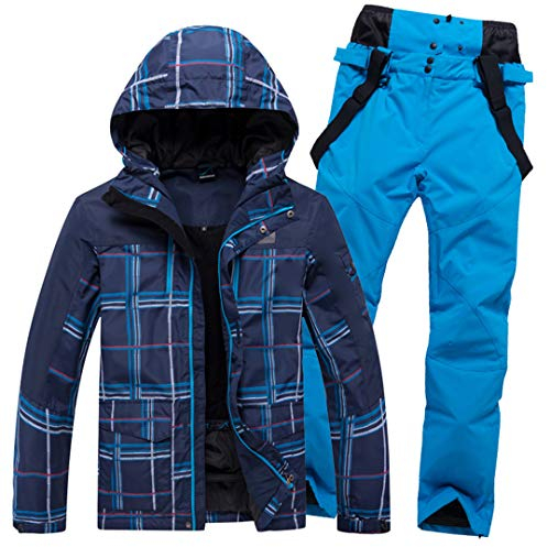 Herren Winter Ski Mountain Suit Snowboard Anzug Skijacke + Abnehmbare Skihose Ski Set Q1 S