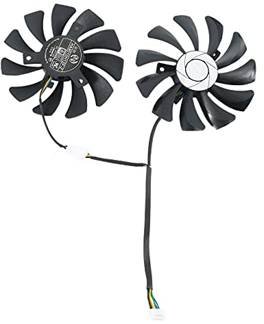 panjin New 1 Paire De Carte Graphique Ventilateur 85Mm Ha9010H12F-Z Remplacement du Ventilateur De Refroidissement 4 Broches pour GTX 1060 Oc 6G GTX 960 P106-100 P106 Gtx1060 Gtx960