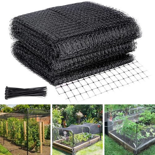 Filet Anti Oiseaux Filet de Jardin 2.1 X 30m Robuste Et Durable Peut éGalement êTre RéUtilisé pour ProtéGer Les Plantes, Les Fruits, Les Fleurs Et Les éTangs Contre Les Oiseaux.
