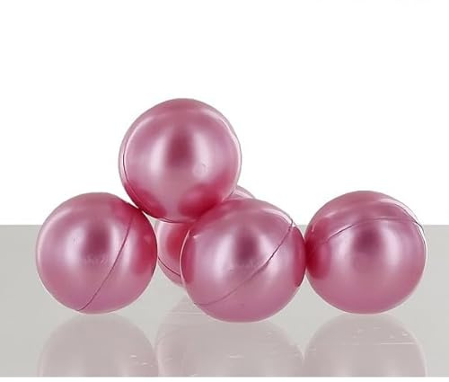 Générique Lot de 12 Perles de bain rondes nacrées - Fabrication Française - Sans Paraben - Rose