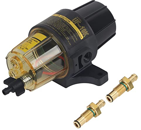 Filtre à Carburant UF 10K Séparateur Eau Huile Pièce de Remplacement pour Moteur Hors Bord Moteur Longue Durée Installation Facile Compatible Référence OE UF 10K