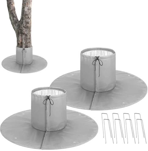 Protection des Racines de Palmier, 2 Pièces Protection Hivernale pour Racines de Palmier, Protection Hivernale Contre le Gel, Protection Hivernale des Plantes, Protection Palmier Hiver, Ø 100 cm