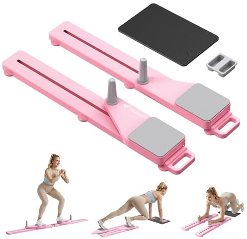 MERACH Tabla de Pilates, Multifuncional, Antideslizante y Silenciosa | Desmontable, para Abdominales y Cuerpo Completo, Portátil para Entrenamientos en Casa