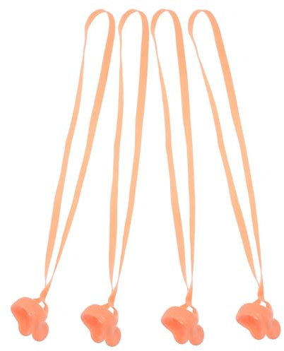 Housoutil Clip Nasale per Nuoto in Lattice 4 Pezzi Cordino Antiscivolo, Tappi Nasali Professionali Resistenti all’Usura, Comode Clip da Nuotatore per Allenamento e Piscina
